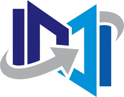 Стилизованный логотип Техренды Полиграф, изображающий автоматическую фальцовку для брошюр, чистый дизайн.